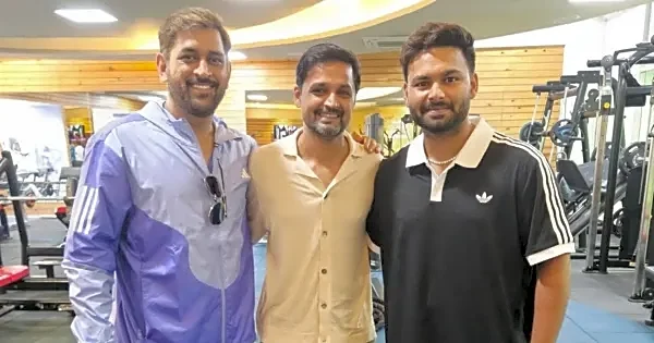 Rishabh Pant trains with MS Dhoni before Sri Lanka Test series