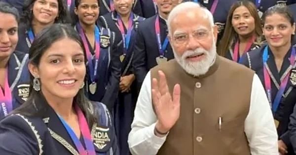 Prime Minister Narendra Modi Meets Commonwealth Games 2026 Medalists; Congratulates them for Performance in Glasgow
