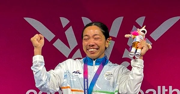 PM Modi Hails Mirabai Chanu’s Emotional Tears After Historic Commonwealth Games Gold