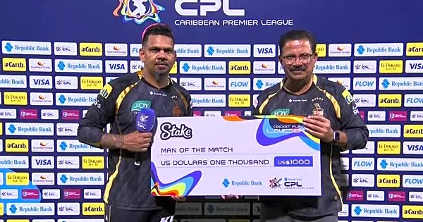 Sunil Narine’s 3/7 in first TKR win followed by all-round performance in second guide him to two consecutive POTM Awards