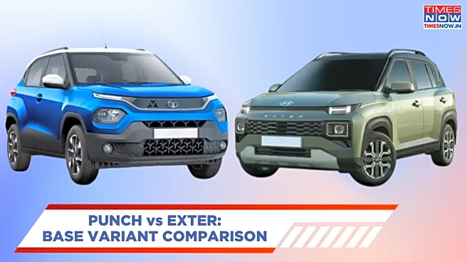 Tata Punch vs Hyundai Exter Base Model Comparison: Which Is Bang For Your Buck?