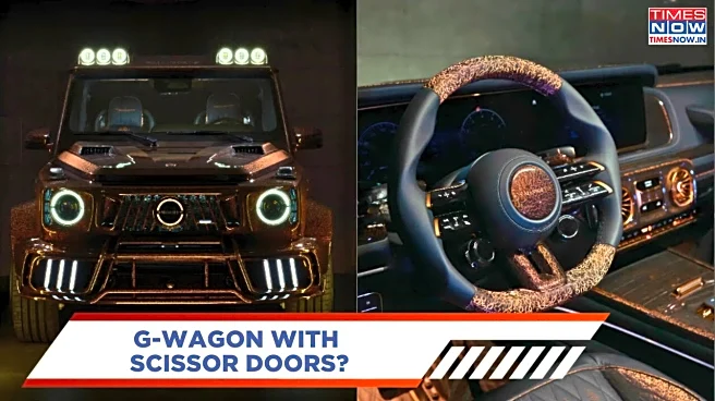 Mansory's Wildest Build To Date Is A G-Wagon With Suicide Doors!
