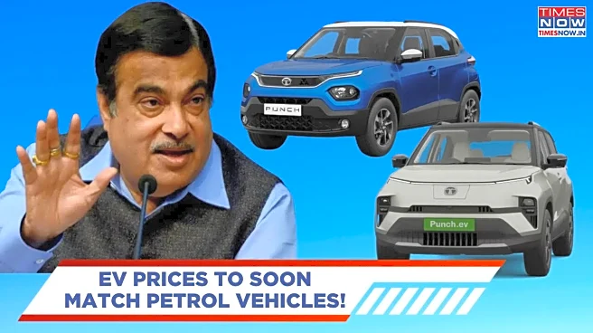 EV Prices To Match Petrol Vehicles Within 4–6 Months - Nitin Gadkari