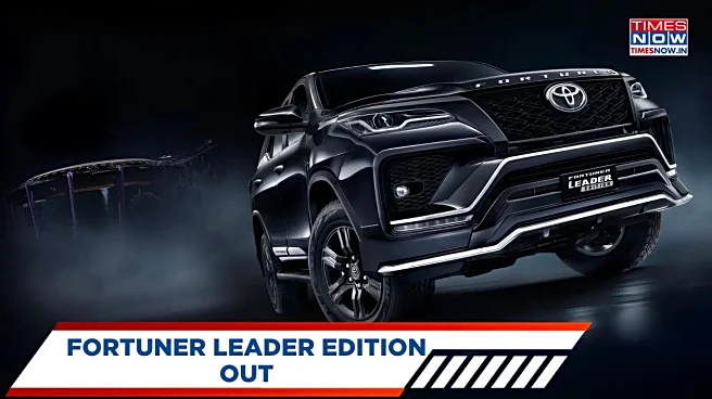 Toyota Reveals 2025 Fortuner Leader Edition — Updates, Specs And Delhi Price