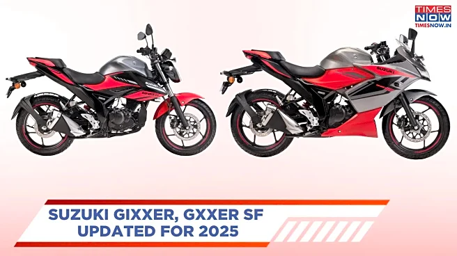 Suzuki Updates Gixxer SF & Gixxer For 2025 - Here's What's New