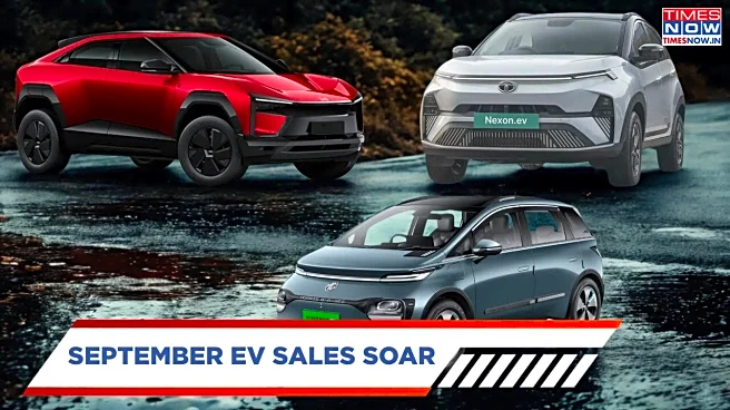 Electric Car Sales In India Surge Over Two-Fold In September 2025: FADA