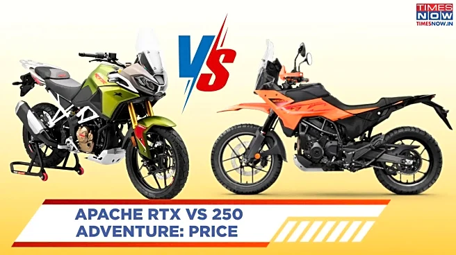 TVS Apache RTX Vs KTM 250 Adventure: Price & Specification Comparison