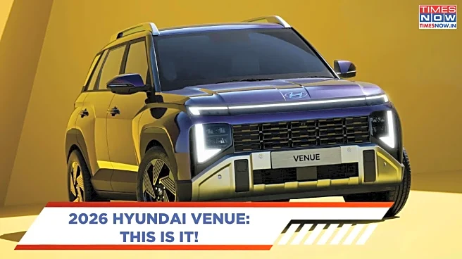 2026 Hyundai Venue Officially Breaks Cover - Bigger Space, Hi-Tech Features And Booking Details