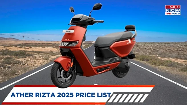 Ather Rizta 2025 Price List - Check Range, Variants And Colours