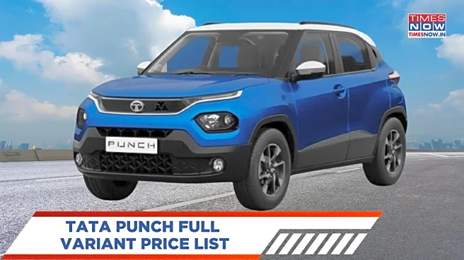 Tata Punch 2025 Price List - Variants, Mileage, Features