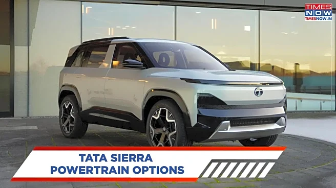 Tata Sierra SUV India Launch In November 2025 - Expected Engine Options