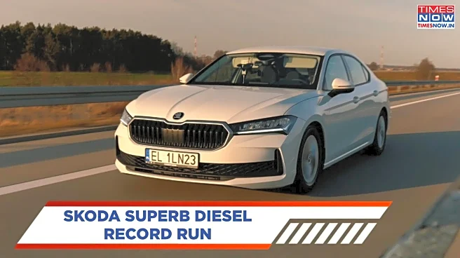 Skoda Superb Diesel Covers 2,831 Km On A Single Tank — Sets Guinness World Record