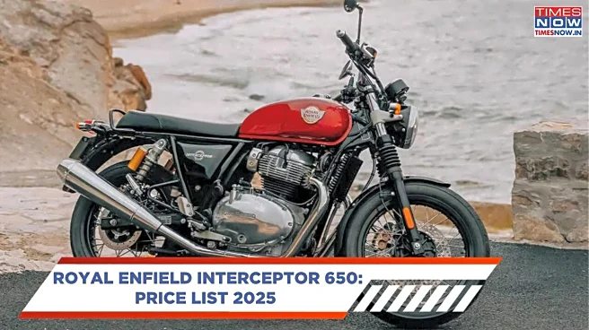 Royal Enfield Interceptor 650 Price List 2025 - Check Seat Height, Ground Clearance, Weight, And Mileage
