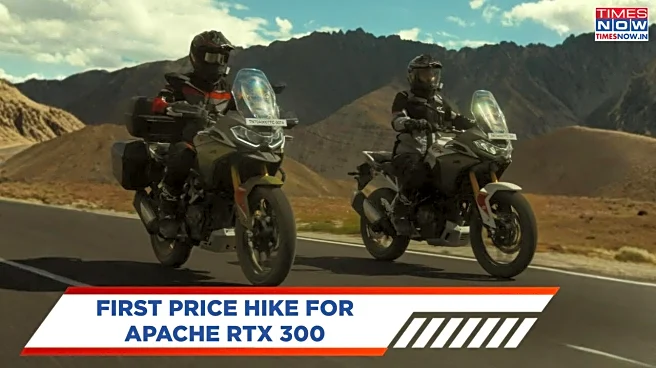 TVS Apache RTX 300 BTO Variant Price Hiked — Check New Ex-Showroom Rate Here