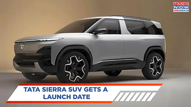Tata Sierra SUV India Launch Date Out — Key Specs And Details Inside