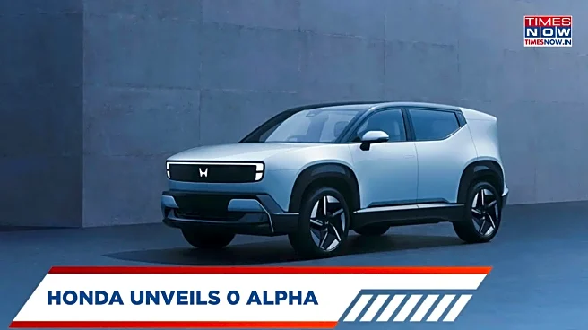 Honda Unveils 0 Alpha Electric SUV For India - Will Rival Curvv EV, BE 6, eVitara