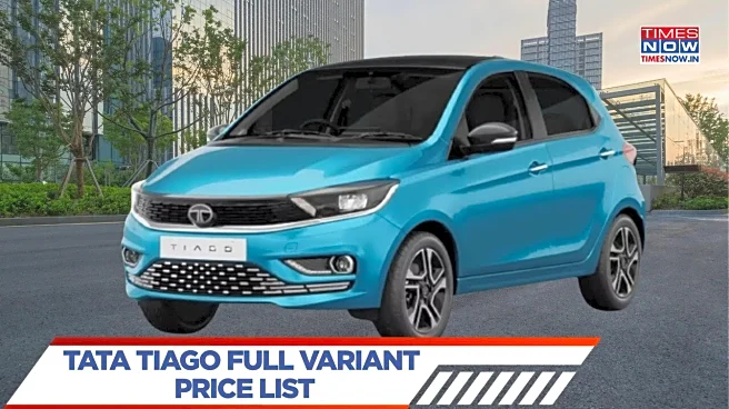 Tata Tiago 2025 Price List, Mileage, Variants, Specs