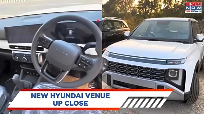 Hyundai Venue SUV Fully Revealed Before Launch - Check Out The Changes In Up Close Visuals