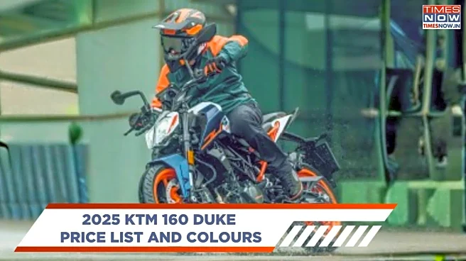 KTM 160 Duke 2025 Price List - Check Specs, Mileage, Seat Height, And Top Speed
