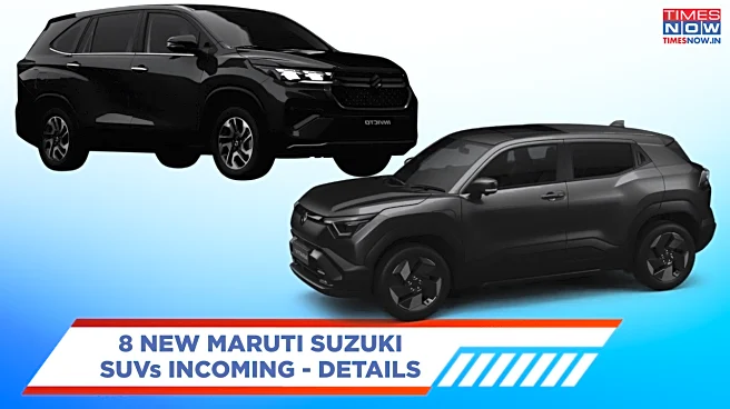 8 New Maruti Suzuki SUVs, Rs 70,000 Crore Investment By 2030 Confirmed - Key Details