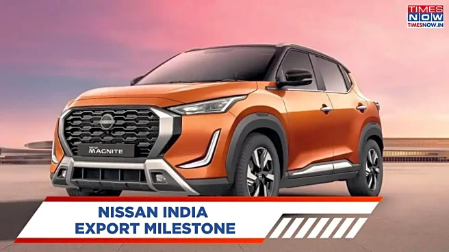 Nissan India Hits 12 Lakh Unit Exports Milestone, Magnite SUV Drives Growth
