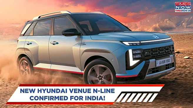 Next-Generation Hyundai Venue N-Line Bookings Open - Here's What This Sporty SUV Will Get