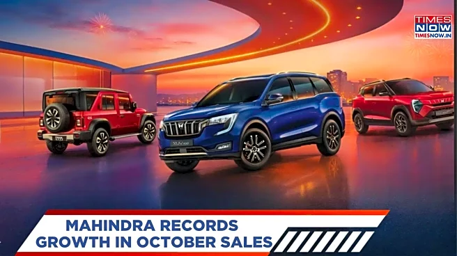Mahindra Records Highest-Ever SUV Sales In October 2025 - Details Inside