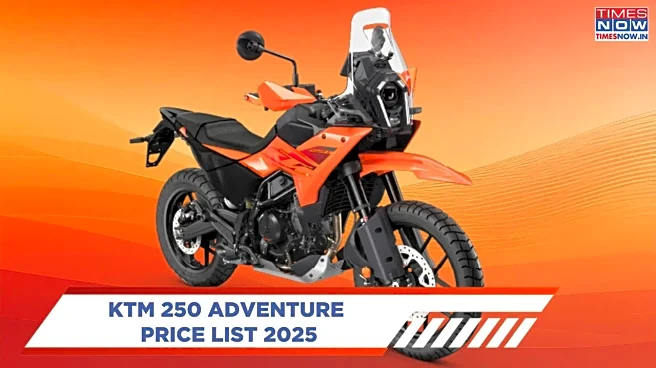 KTM 250 Adventure Price List 2025 - Check Ground Clearance, Seat Height, Suspension, And Mileage