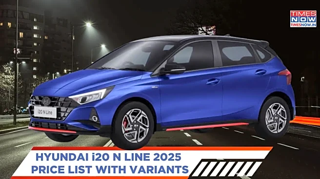 Hyundai i20 N Line - 2025 Price List, Variants, Colours, Mileage, Design