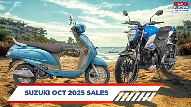 Suzuki October 2025 Sales: Access 125, Burgman Street, Gixxer Drive 8% YoY Growth