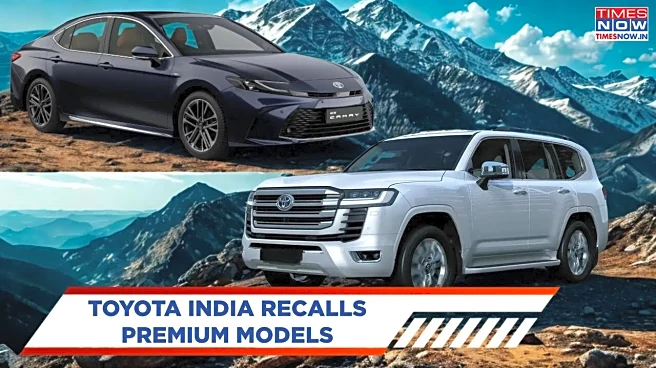 Toyota Land Cruiser, Camry And Vellfire Recalled In India — Here's Why