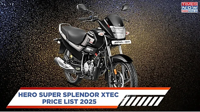 Hero Super Splendor XTEC 2025 Price List - Check Mileage, Seat Height, Colours, And Features