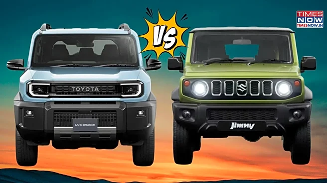 Toyota Land Cruiser FJ Vs Maruti Suzuki Jimny - Size Comparison
