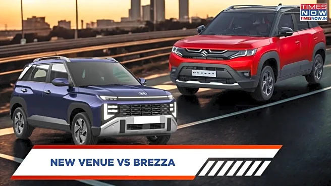 2025 Hyundai Venue Vs Maruti Brezza: Price Comparison And Value Check