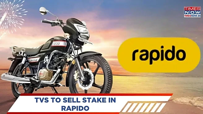 TVS Motor to Sell Its Stake In Rapido - Here Are The Details