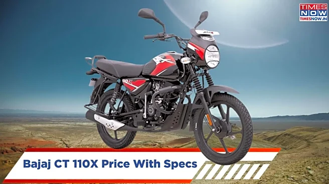 Bajaj CT 110X Price With Specs, Seat Height, Mileage And Performance