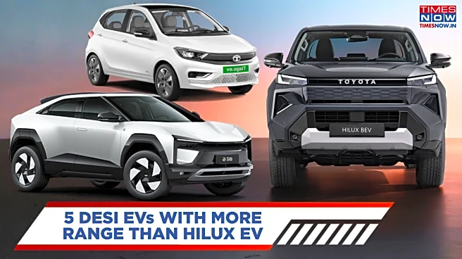 5 Made-in-India EVs With Better Range Than New Toyota Hilux Electric