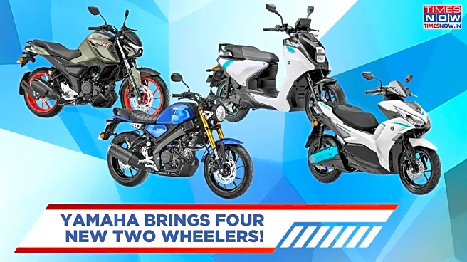 Yamaha Brings Four New Two-Wheelers To India - New XSR155, FZ-Rave, And Two Electric Scooters