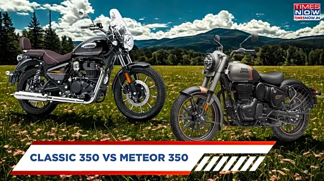 Royal Enfield Classic 350 Vs Meteor 350 — Latest Price, Features And Mileage Compared