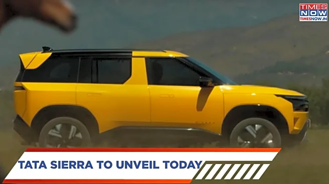Tata Sierra SUV India Unveil Today - Design, Features And Expected Price