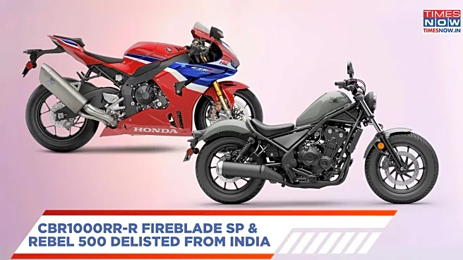 Honda Delists CBR1000RR-R Fireblade SP And Rebel 500 From India Website - Here Is Why