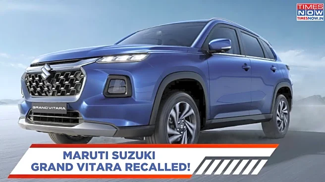 Maruti Suzuki Grand Vitara Recalled - How To Check If Your SUV Is Affected