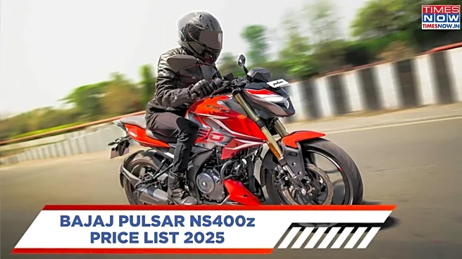 Bajaj Pulsar NS400z Price List 2025 - Specifications, Features, Seat Height, And Top Speed