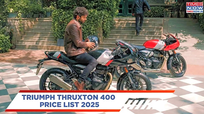Triumph Thruxton 400 Price List 2025 - Seat Height, Weight, Specifications, And Features