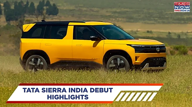 Tata Sierra SUV Big India Debut: Major Highlights, Features, And Changes