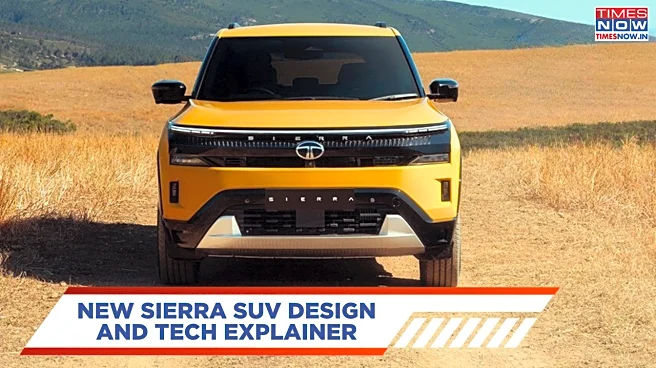 Tata Motors Sierra SUV - What Is TheaterPro, SonicShaft And PanoraMax?