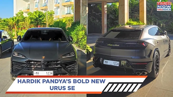 Hardik Pandya’s Rs 4.57 Crore Lamborghini Urus SE Goes Matte Grey — See How It Looks