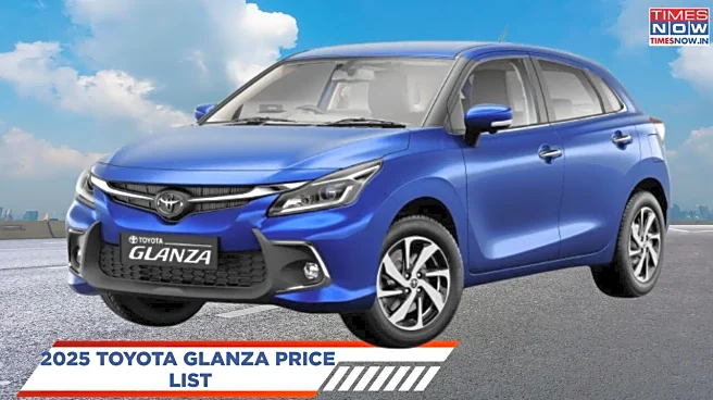2025 Toyota Glanza Price List With Variants, Engine, Mileage And Features