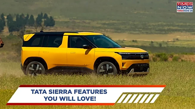 New Tata Sierra SUV - 5 Standout Features To Not Miss