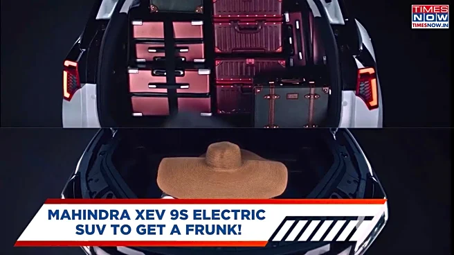 Mahindra XEV 9S Teased Again, Shows Off Massive Boot And A Frunk